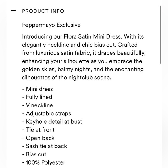 🆕 Peppermayo Exclusive - Flora Satin Mini Dress - Forest Green - Picture 4 of 6